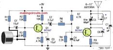 an electronic circuit diagram showing the current voltages and power source for this device,