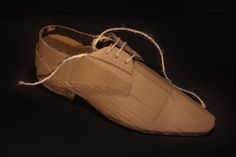 New cardboard shoe by markay7 on DeviantArt Recycle Cardboard, Cardboard Projects, Recycled Shoes, Watch This Space, Shoe Store, Puppets