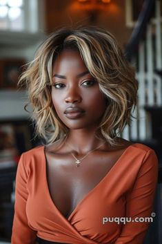 Bob Hairstyles For Black Women: Trendy Cuts for Elegant Looks - Puqqu Lyndsy Fonseca, Curly Pixie Hairstyles, Hairstyle For Women, Sleek Updo, Choppy Bob Hairstyles, Money Moves, Choppy Bob