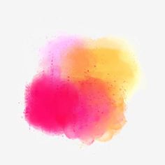 an orange and pink substance is in the air on a white background with space for text