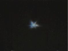 an object is seen in the dark sky