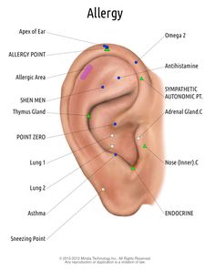 Ear Acupressure Points, Ear Acupressure, Allergy Remedies