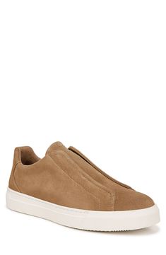 Amplify the casual refinement of your everyday look with this classic slip-on sneaker fashioned from smooth suede. Leather upper and lining/rubber sole Imported Mens Slip On Sneakers, Shoe Size Chart Kids, Sneaker Men, Trending Sneakers, Boys Sneakers, Classic Sneakers, Espadrille Shoes, Toddler Shoes, Fashion Sneakers