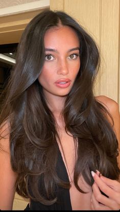 Rich Brunette Hair, Under The Skin, Hairstyles For Layered Hair, Blowout Hair, Skin Glow, Asian Hair