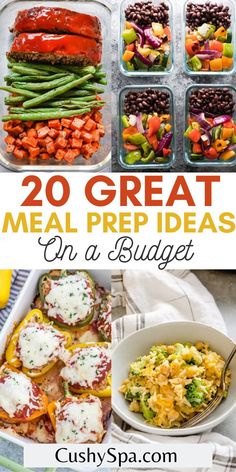 20 great meal prep ideas on a budget