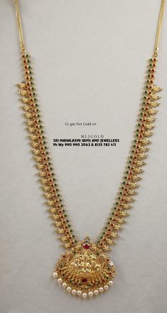 Long Necklace Designs Gold Indian, Long Haaram Designs Gold Latest, Gold Necklace Set New Design 2023, Gold Haram Designs Indian Latest, 50 Grams Gold Haram Designs, Haram Designs Gold Latest Long, Long Haram Designs Indian, Latest Gold Haram Designs