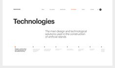 the front page of an article about technologies and technology, with text in black on white