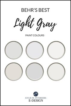 the behr's best light gray paint colours