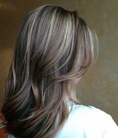 Frosted Hair, Super Hair, Mom Hairstyles, Long Brown Hair, Going Gray, Hair Shades