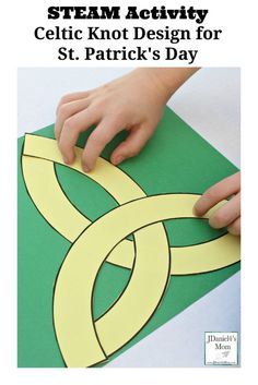 Irish Art For Kids, March Stem, Nurture Group, Celtic Crafts, Saint Patricks Day Art, Storytime Ideas, Ireland Country, St Patrick's Day Activities, Steam Activity