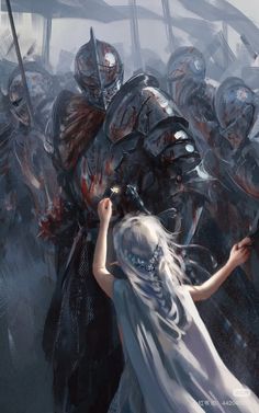 Wlop Art, Ghost Blade, Fear Is The Mind Killer, Anime Knight, The Eternals, Illustration Fantasy, 다크 판타지, Knight Art, Wow Art