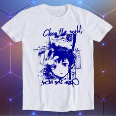 *Please see UK & US size chart on photos. Anime Retro, Serial Experiments Lain, Japanese Manga, Top Gifts, Festival Season, Manga Anime, Gender Neutral, The Next, Size Chart