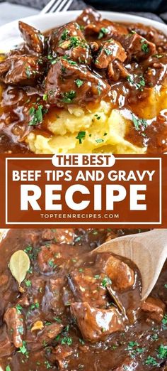 the best beef tips and gravy recipe