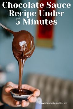 Chocolate sauce cocoa Chocolate Sauce For Cake, Chocolate Sauce Recipe, Homemade Chocolate Sauce, Chocolate Sauce Recipes, Chocolate Dipping Sauce, Dipped Cookies, Chocolate Donuts, Chocolate Topping, Chocolate Sauce