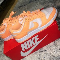 Basically Brand New! Only Wore 1-2 Times Nike Orange, Nike Shoes Women, Nike Dunk Low, Dunk Low, Nike Dunk, Nike Dunks, Shoes Women, Men's Nike, Mens Shoes Sneakers