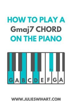 how to play a cmai's chords on the piano by julia hartt