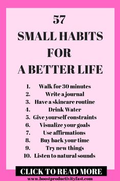 Do you want to increase your productivity and happiness? Implement these healthy habits and change your life today. #habits#personaldevelopment#lifedesign Habits For A Better Life, Notebook Notes, Positivity Mindset, Small Habits, Organize Life, Printable Forms, Leadership Inspiration, Strong Back, Life Habits