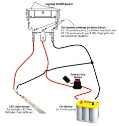 the wiring for an off - road vehicle with two batteries and one light switch is shown