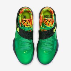 Brand: Nike Model: KD 4 Nickname: 'Weatherman'Colorway: Lush Green / Volt - Black - Team OrangeSKU: FN6247-300 Release Date: 05/02/2024 Yeezy Boots, Team Orange, Nike Model, Nike Kd, Ugg Tasman, Nike Models, Dunks Nike, Air Jordan 11, Air Jordan 1 Retro