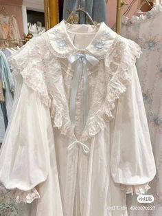 D：4963070227 Lolíta Dress White, Fancy Shirt, Fairy Dress, Goth Outfits, Casual Style Outfits, Historical Fashion, Lolita Fashion, Cute Fashion