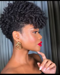 Hairstyles For Thinning Hair, Tapered Afro