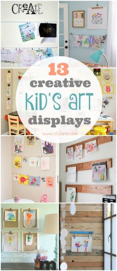 the top ten creative kids'art displays