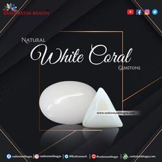 Natural White Coral Gemstone Improve Yourself