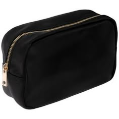 Dimensions: 11" H x 6.7" 7 x 4" D Material: Fabric & Metal Color: Black & Gold Quantity: 1 Care: Do Not Wash Bring your necessities with you on-the-go with this Rectangular Pouch! This stylish pouch has a rectangular pouch in a lovely color and a metallic zipper opening. Use it to store your makeup, skincare products, traveling items, and more! Pencil Pouch Black, Black Pencil Pouch, Reputation Makeup, Makeup Bag For School, Emergency Pouch, Black Makeup Pouch, Emergency Kit For Girls, Black Pencil Case, Makeup Bag Black