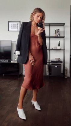 5 WEDDING GUEST OUTFIT IDEAS | The August Diaries Wedding Guest Dress With Blazer, Slip Dress Wedding Guest Outfit, Wedding Guest Blazer Outfit, 90s Wedding Guest Outfit, Wedding Guest Sweater, Wedding Guest Outfit Simple, Simple Wedding Outfits Guest Casual, August Wedding Guest Outfit, Wedding Guest Autumn Outfit