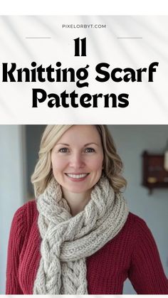 Ready to level up? Explore intricate scarf designs for experienced knitters