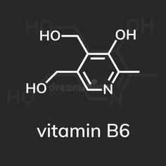 Vitamin b6 or pyridoxine. Chemical formula , #SPONSORED, #Vitamin, #pyridoxine, #formula, #Chemical #ad Molecule Art, Biology, Typography