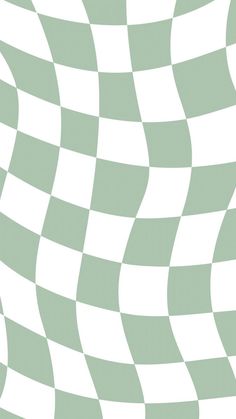 a green and white checkerboard pattern that looks like it is going through the air