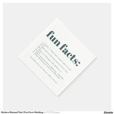 a piece of paper with the words fun fact printed on it, sitting on top of a white surface