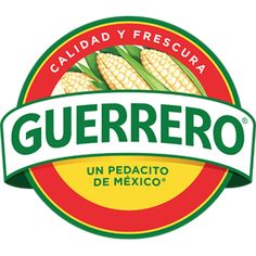 the logo for guerrero mexican cuisine, with corn on the cob