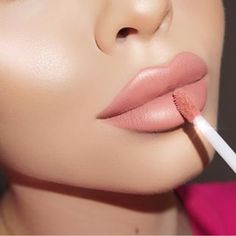 @nobleparis ✧☾ Pretty Pallets, Neutral Lip, Lipstick Colour, Lipstick Art, Lips Shades, Matte Lip Cream, Perfect Lips, Nude Lipstick, Beautiful Lips