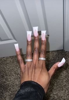 #follow #acrylicnails #nails #longnails #nailstagram #nailart #beautyblog #blogger #blogging #blog Plain Duck Nails, Nail Designs Duck Nails, Nail Designs Duck, Long Duck Nails Acrylic, Duck Tip Acrylic Nails, White Duck Nails, Duck Nails Long, Nails Duck, Nails Unique