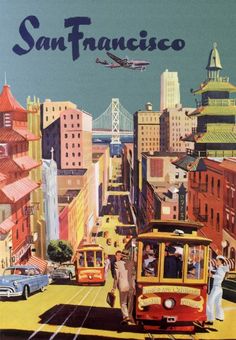 an advertisement for the san francisco cable car system