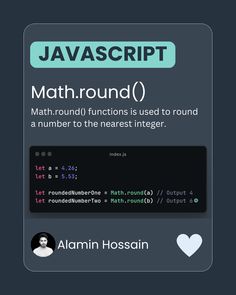 javascript, mth.round, js, web development, programming, coding, website development.