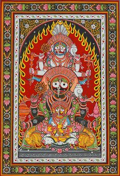 Pattachitra Paintings Odisha, Jagannath Ji, Indian Mythology