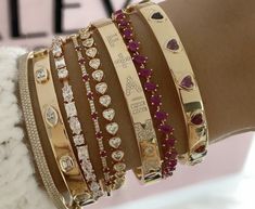 Bracelet Matching, Modern Gold Jewelry, Bangles Jewelry Designs