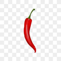 a red chilli pepper on a white background, chili peppers, food png and psd