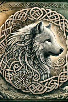 The Celtic Wolf: Symbolism, Mythology, and Cultural Significance Celtic Gods Art, Wolf Symbolism, Celtic Wolf, Irish Mythology, Celtic Gods, Celtic Culture, Celtic Mythology