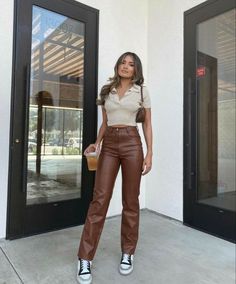 Pia Shah, Saturday Vibes, Looks Pinterest, Outfit Chic, Brown Outfit, Looks Street Style, Streetwear Fashion Women, Mode Inspo, 가을 패션