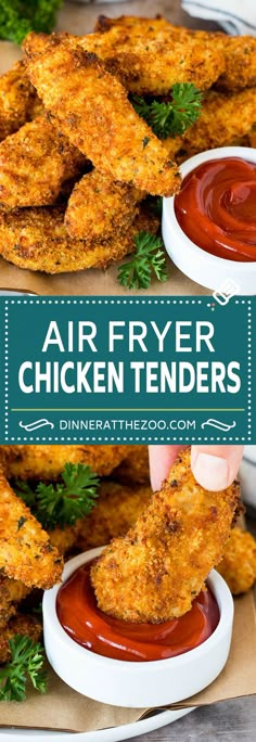 air fryer chicken tenders with dipping sauce