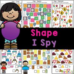 shape i spy game with pictures and words