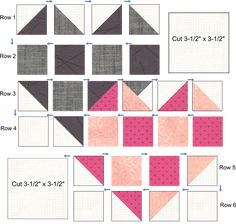 the instructions for how to make an origami quilt