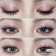 Doe Eye Makeup, Makeup For Small Eyes, Pretty Eye Makeup, Douyin Makeup, Photoshoot Makeup, Glamorous Makeup, Stunning Makeup