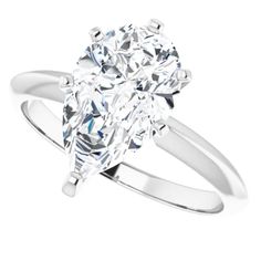 an oval cut diamond engagement ring in white gold