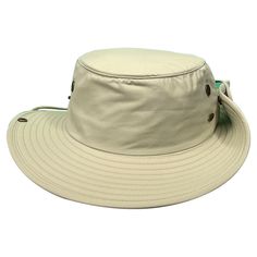 Saint Martin - Adventurer Outdoor Hat The Saint Martin Adventurer Outdoor Hat is made to tackle your outdoor excursions! Incredibly lightweight and breathable, it has many features to aid you whether you're on a hike, rafting a river, traveling, or just relaxing on the beach. Beginning with the exterior, this hat has a wide 3.25" brim at front and back and is UPF50+ UV rated for excellent sun protection. Aside from being lightweight, the crown of the hat has four mesh grommets to help keep you cool. Should you desire that traditional Aussie style, the crown has snaps on both sides to pin the brim up making way for your fishing rod, bow, rifle, or just to look the part. Inside, the hat comes with a soft sweatband, a hidden stash pocket, a chin strap for windy days, and dark green under-brim Breathable Casual Bucket Hat For Camping, Breathable Casual Bucket Hat For Outdoor Activities, Breathable Casual Bucket Hat For Outdoors, Casual Breathable Bucket Hat For Outdoor Activities, Breathable Solid Bucket Hat For Outdoor, Casual Breathable Bucket Hat For Camping, Solid Color Breathable Bucket Hat For Outdoor, Casual Breathable Bucket Hat For Outdoor, Waterproof Solid Color Sun Hat For Outdoor