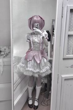 #madokamagica #madoka #pmmm #puellamagimadokamagica #madokakamane Yumi Kawaii, Holloween Costume, Kawaii Fashion Outfits, Cute Makeup